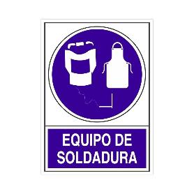 SEÑAL 695 PLAS.295X210EQUIPO SOLDADURA