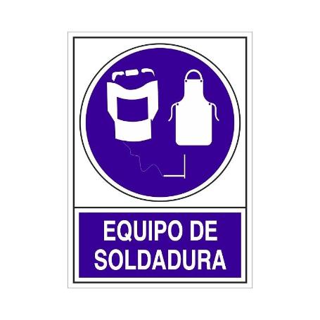 SEÑAL 695 PLAS.295X210EQUIPO SOLDADURA