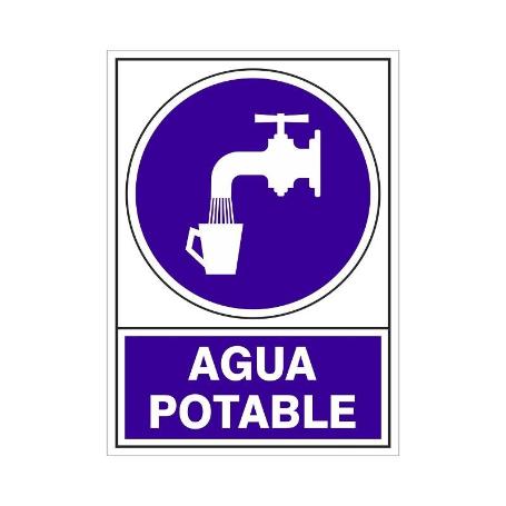 SEÑAL 672 PLAS.295X210 AGUA POTABLE