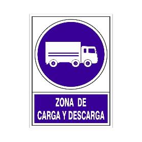 SEÑAL 680 PLAS.295X210ZONA CARGA/DESC. ZONA DE CARGA Y DESCARGA