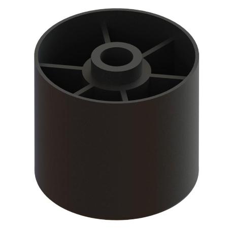 PATA PLASTICO TIKA D44 H40 NEGRO