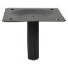 COLUMNA Ø50 CON PLACA P/ALT 120 NEGRO MATE SOLO PARA BASES IZA. GIRATORIO (CAJA 50)