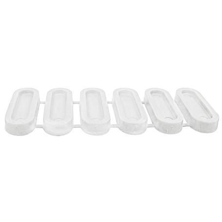 PISANO DESLIZANTE EN TIRA PARA GRAPAR -TIRAS DE 16 DESLIZANTES- ACABADO BLANCO