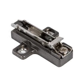 BASE AVIÓN ZAMAK CLIP 3R ACABADO TITANIO H0 - H3 - H6 ALTURA BAR3R H6