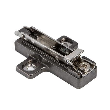 BASE AVIÓN ZAMAK CLIP 3R ACABADO TITANIO H0 - H3 - H6 ALTURA BAR3R H6