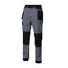 PANTALON BICOLOR CANVAS STRETCH CON BOLSILLOS FLOTANTES VARIOS COLORES TALLA S-XXL ROPA BICOLOR GRIS NEGRO TALLA S