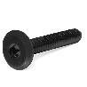 TORNILLO CEGAS CABEZA PLANA ALLEN NEGRO LARGO 25MM DIÁMETRO 6MM