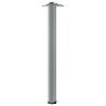 PATA REGULABLE NEIVA PARA MESA Ø80 H870 ACABADO GRIS METAL