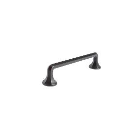 TIRADOR ZAMAK RIOLITA ACABADO NEGRO MATE DIST. AGUJERO DIST. 128MM.