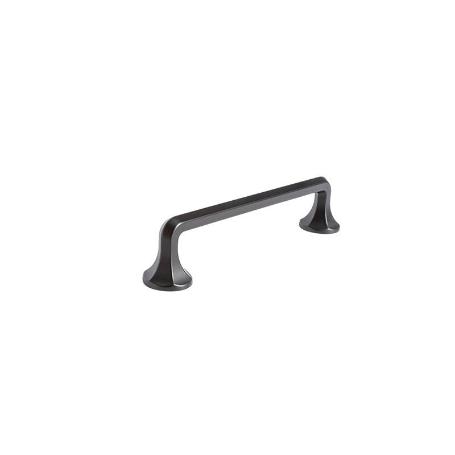 TIRADOR ZAMAK RIOLITA ACABADO NEGRO MATE DIST. AGUJERO DIST. 128MM.