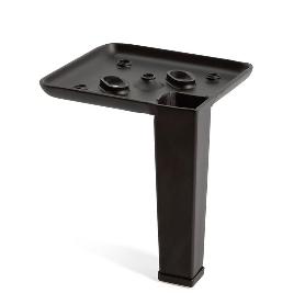 PATA METÁLICA HAMMER H100 - H120 ACABADO NEGRO MATE ALTURA (H) 100