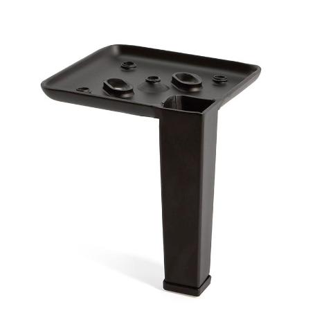 PATA METÁLICA HAMMER H100 - H120 ACABADO NEGRO MATE ALTURA (H) 100