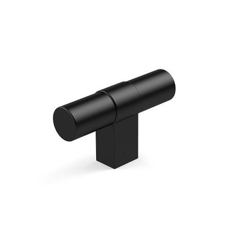 TIRADOR ZAMAK MODELO ASTORIA ACABADO NEGRO MATE DIST. AGUJERO 1 AGUJERO