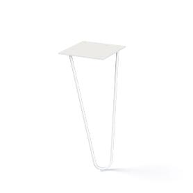 PATA METÁLICA MODELO VARNIA ACABADO BLANCO MATE ALTURA H330