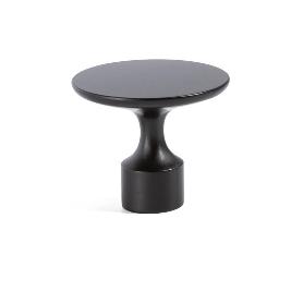 TIRADOR ZAMAK MODELO FLOID ACABADO NEGRO MATE DISTANCIA 0MM-1 AGUJERO