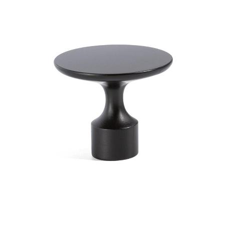 TIRADOR ZAMAK MODELO FLOID ACABADO NEGRO MATE DISTANCIA 0MM-1 AGUJERO