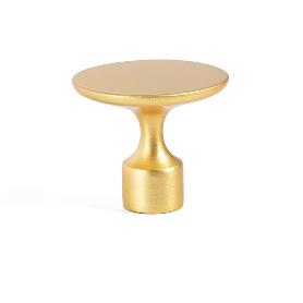 TIRADOR ZAMAK MODELO FLOID ACABADO ORO CEPILLADO DISTANCIA 0MM-1 AGUJERO