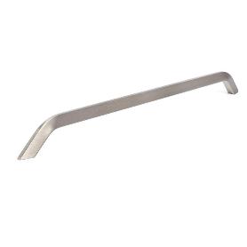 TIRADOR ALUMINIO MODELO SIEGEN. ACABADO NEGRO Y NIQUEL CEPILLADO DISTANCIA 320 ACABADO NIQUEL CEPILLA