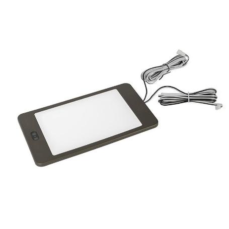 LÁMPARA PANELED 5W ACABADOS MOCCA O NEGRO. CON SENSOR IR O PIR ACABADO MOCCA TIPO SENSOR IR