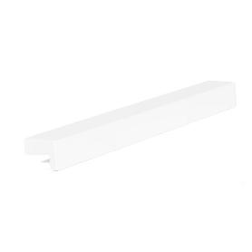 TIRADOR ZAMAK MODELO TIZAM ACABADOS NEGRO MATE, BLANCO MATE, GRIS RAL DISTANCIA 128 ACABADO BLANCO MATE