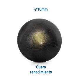 TACHUELA LISA HIERRO LATONADO Ø10 MARCA Q&Q DIAM.TACH 10MM. ACABADO CUERO (CAJA 1000)