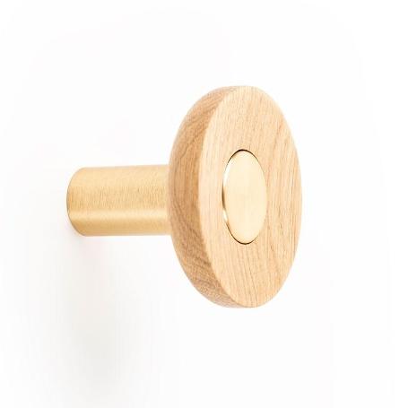 PERCHA ZOOT Ø90 LATON OSC.CEP/ROBLE (CAJA 12)