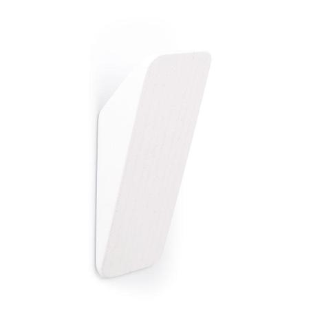 PERCHA SWITCH 40X97 BLANCO MATE  CON ADHESIVO 3M. RESISTENCIA 3KGS. (CAJA 12)