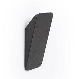 PERCHA SWITCH 40X97 NEGRO MATE  CON ADHESIVO 3M. RESISTENCIA 3KGS.