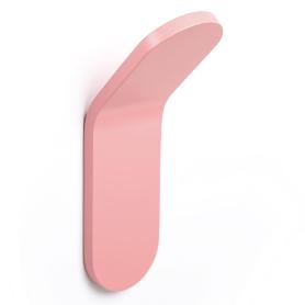 PERCHA TIK 40X125X47 ROSA  CON ADHESIVO 3M. RESISTENCIA 5KGS. (CAJA 6)