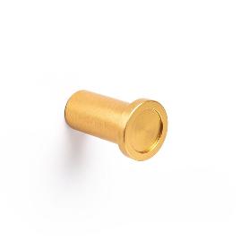 PERCHA ROUND D28 LATON CEPILLADO