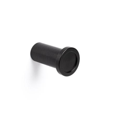 PERCHA ROUND D28 NEGRO CEPILLADO
