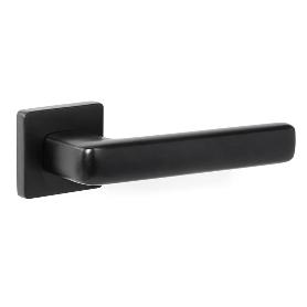 MANIVELA CON ROSETA MODELO GAMMA ACABADO NEGRO MATE