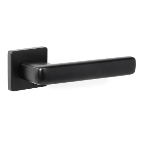 MANIVELA CON ROSETA MODELO GAMMA ACABADO NEGRO MATE