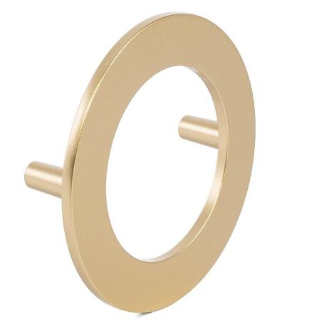 TIRADOR ZAMAK MODELO MARITA Ø52 ACABADO ORO SATINADO DIST. AGUJERO Ø100