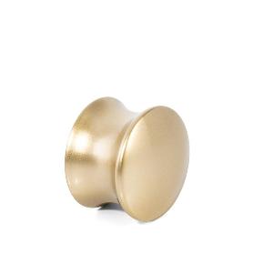 POMO ZAMAK MODELO PRESCOTT ACABADO ORO SATINADO Y NEGRO MATE ACABADO ORO SATINADO DIST. AGUJERO Ø30