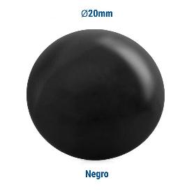 TACHUELA LISA HIERRO Ø20 MARCA Q&Q DIAM.TACH 20MM ACABADO NEGRO (CAJA 180)