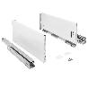 CAJÓN QUBE PUSH EXTRACCIÓN TOTAL ACABADO BLANCO H90, H120, H185 MEDIDA CAJÓN 350 ALTURA CAJÓN H185