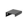 TIRADOR ALUMINIO MODELO WAY ACABADOS LATON OSCURO, NEGRO MATE, ANODIZADO MATE ACABADO NEGRO MATE DIST. AGUJERO DIST