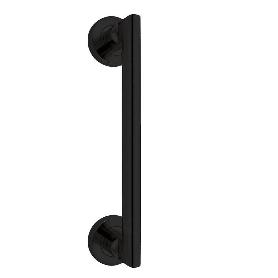 MANILLON INOXIDABLE RENTAL C200 Ø50 NEGRO CON ROSETAS D50MM.