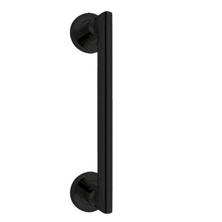 MANILLON INOXIDABLE RENTAL C200 Ø50 NEGRO CON ROSETAS D50MM.