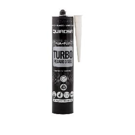 ADHESIVO TURBO QUIADSA BLANCO 290ML FIJA+PLUS 3SEG. 400KG/M2