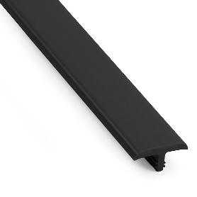 PERFIL RIGIDO T NEGRO 3M. PARA CANAPE