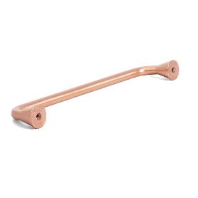 TIRADOR ZAMAK MODELO BELLA ACABADO EN COBRE CEPILLADO, ORO CEPILLADO, GRIS GRAFITO, NEGRO MATE ACABADO ORO CEPILLAD