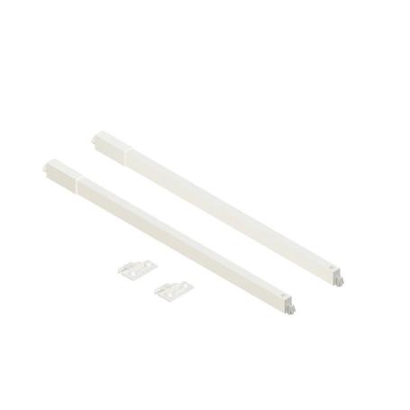 JUEGO DE VARILLAS RECTANGULARES PARA CAJÓN QUBE ACABADO BLANCO MEDIDA CAJÓN 500