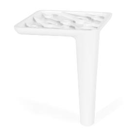 PATA PLÁSTICO MODELO BIRDIE H120 NEGRO MATE, CROMO Y BLANCO MATE ACABADO BLANCO MATE (CAJA 170)