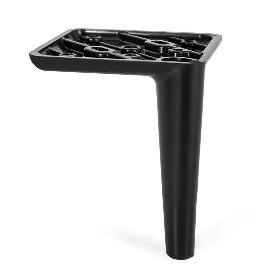 PATA PLÁSTICO MODELO BIRDIE H120 NEGRO MATE, CROMO Y BLANCO MATE ACABADO NEGRO MATE (CAJA 170)