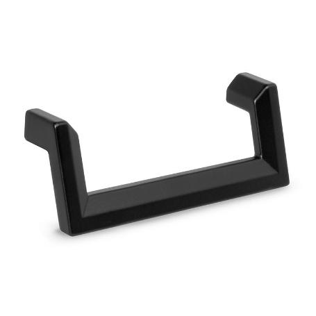 TIRADOR ZAMAK MODELO CELSO ACABADOS NEGRO MATE Y ORO SATINADO ACABADO NEGRO MATE DIST. AGUJERO DIST. 96MM.