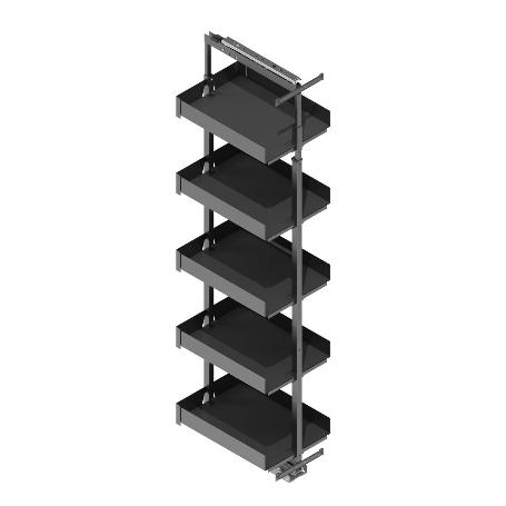 COLUMNA EXTRAÍBLE BANDEJERO MODELO NOVA FLAT MODULO MODULO 400 ALTO NOVA FLAT 1600 - 2000