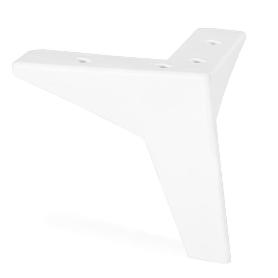 PATA PLÁSTICO MODELO TOGO 130X130 ACABADO BLANCO MATE, NEGRO MATE, MADERA ACABADO BLANCO MATE ALTURA H120