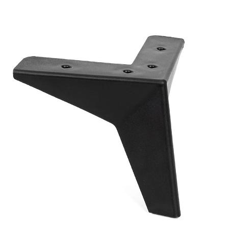 PATA PLÁSTICO MODELO TOGO 130X130 ACABADO BLANCO MATE, NEGRO MATE, MADERA ACABADO NEGRO MATE ALTURA H100